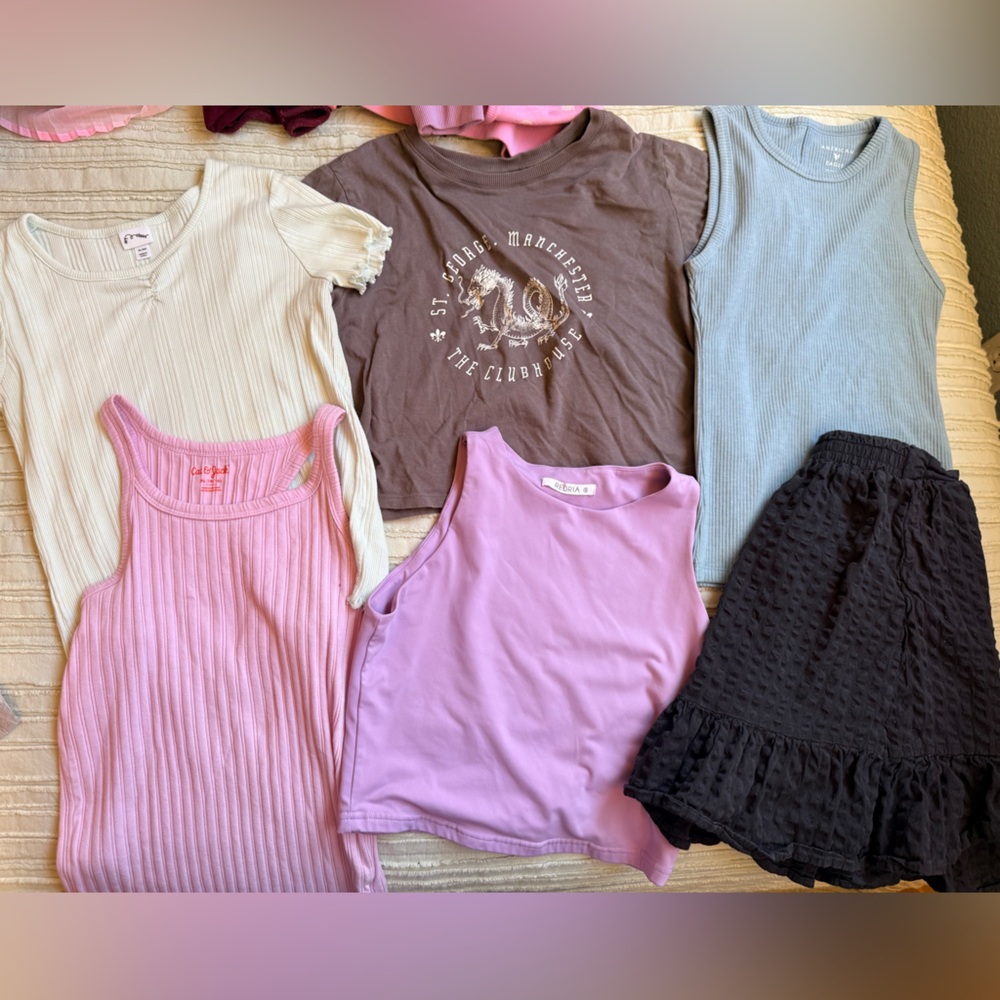 Girl/Tween Size 12-14/Womens XS Tops, Skirts, Sweaters and Dresses